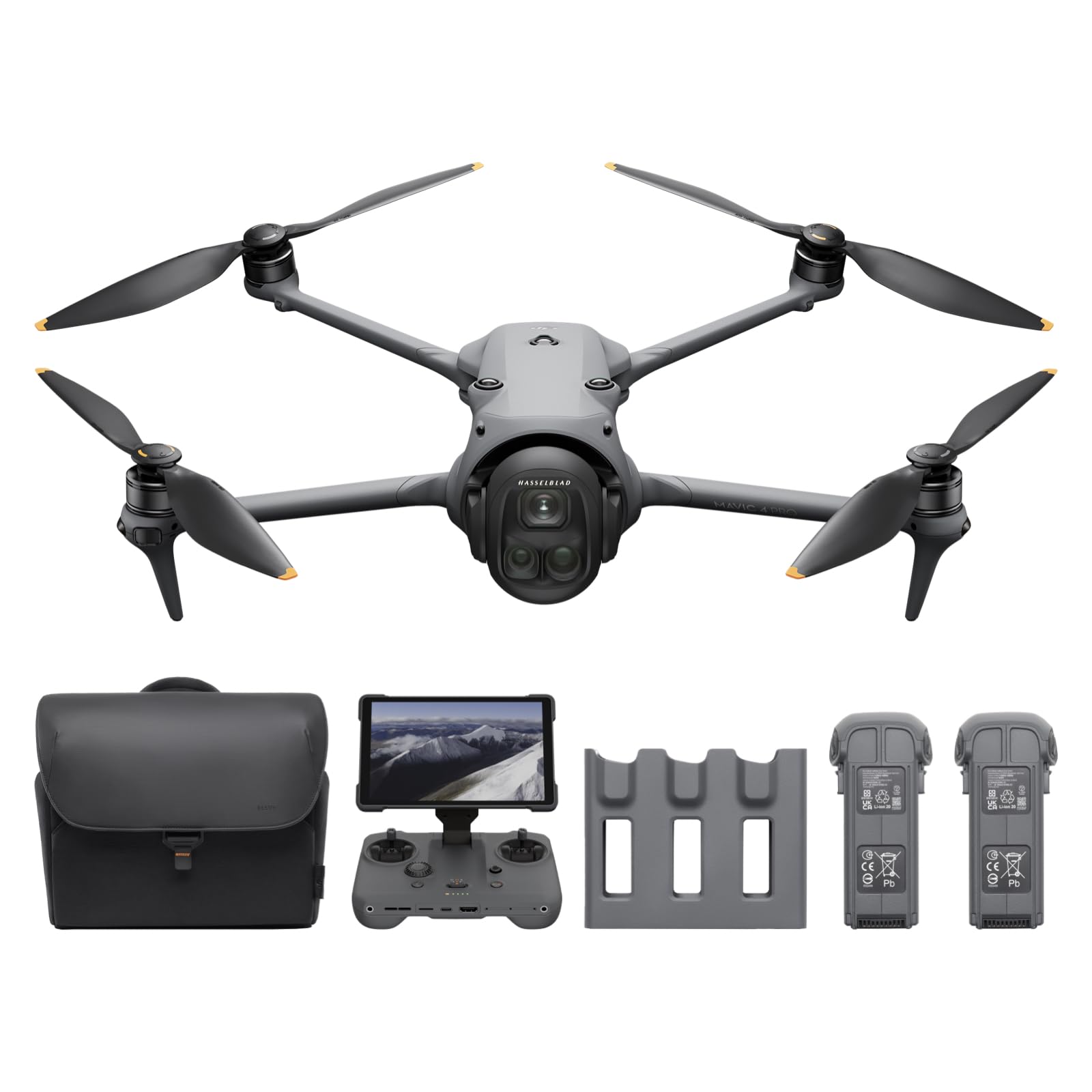 DJI Mavic 4 Pro main camera delivering vivid 100MP aerial detail for cinematic shots