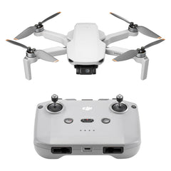 DJI Mini 4K in flight capturing cinematic 4K footage with stabilization