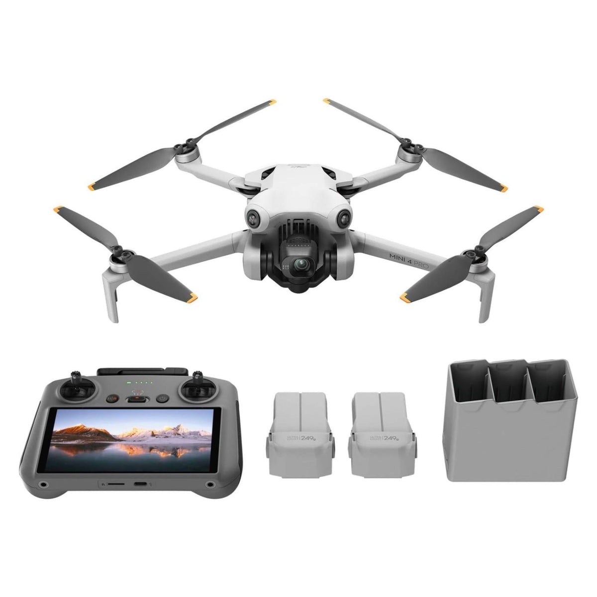 DJI Mini 4 Pro compact design for travel and quick setup.