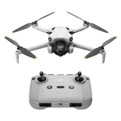 DJI Mini 4 Pro front view with RC-N2 ready for simple everyday flights.