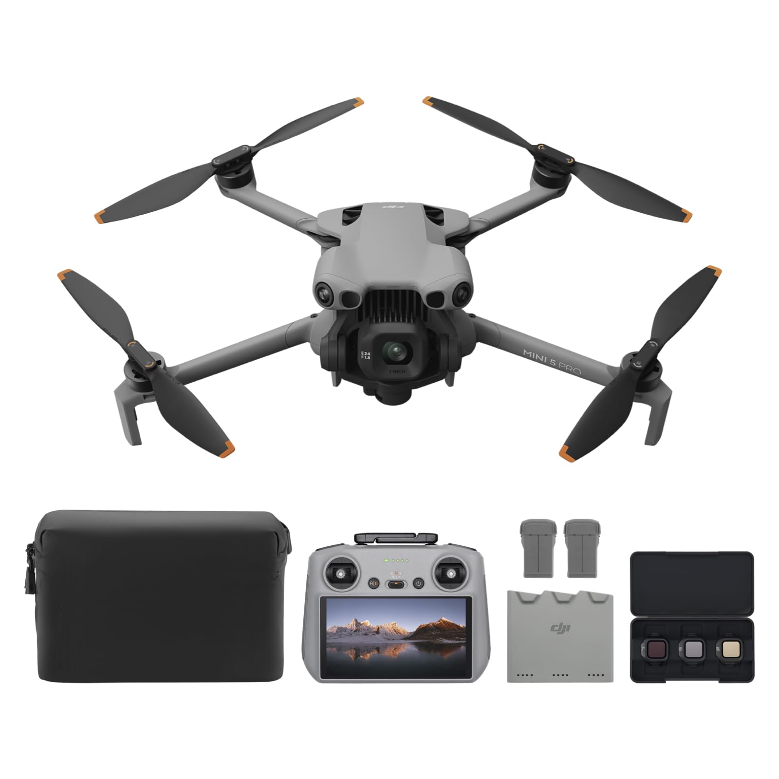 DJI Mini 5 Pro folded palm size design for portable travel
