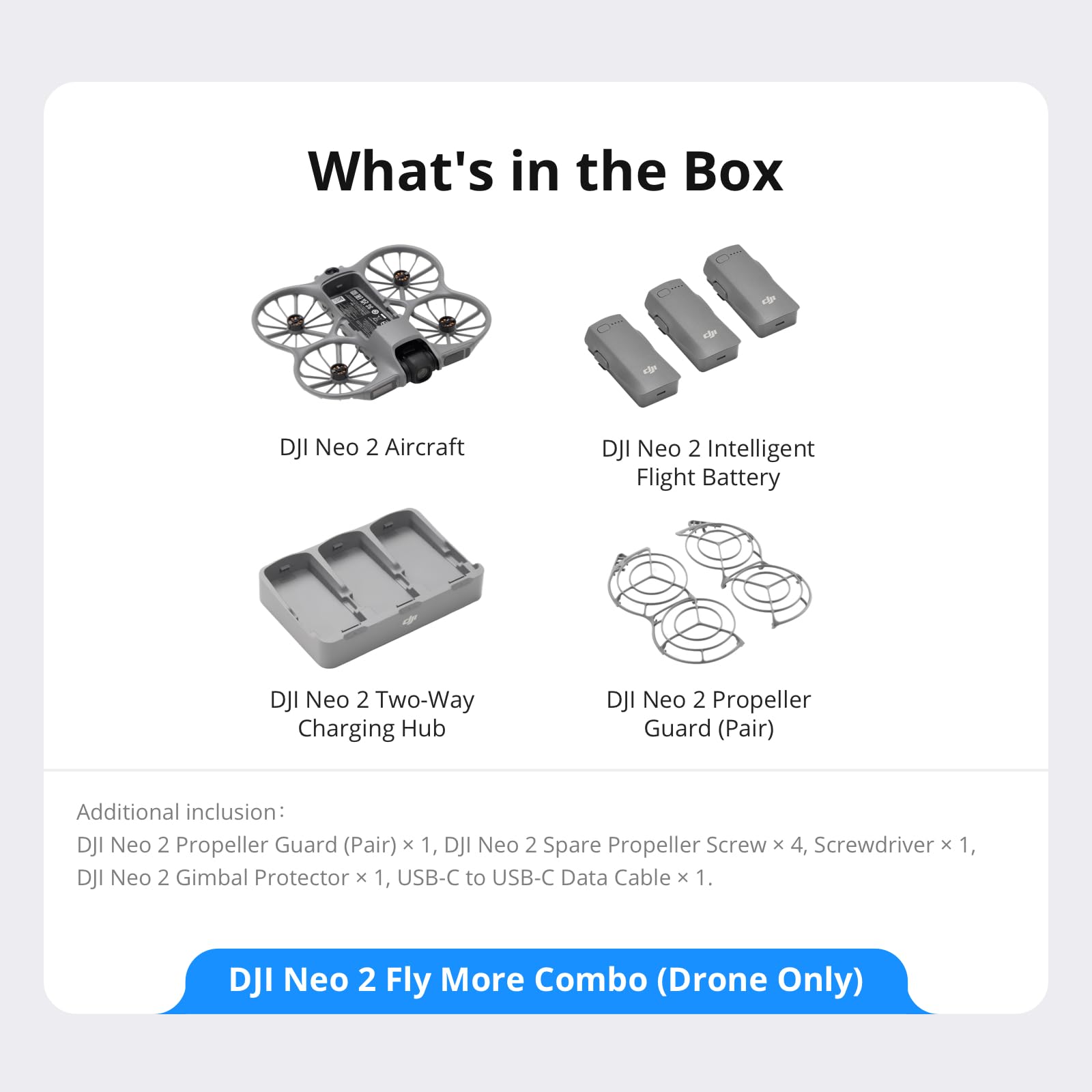 DJI Neo 2 Fly More hub extends outdoor flight time