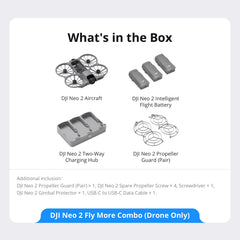 DJI Neo 2 Fly More hub extends outdoor flight time