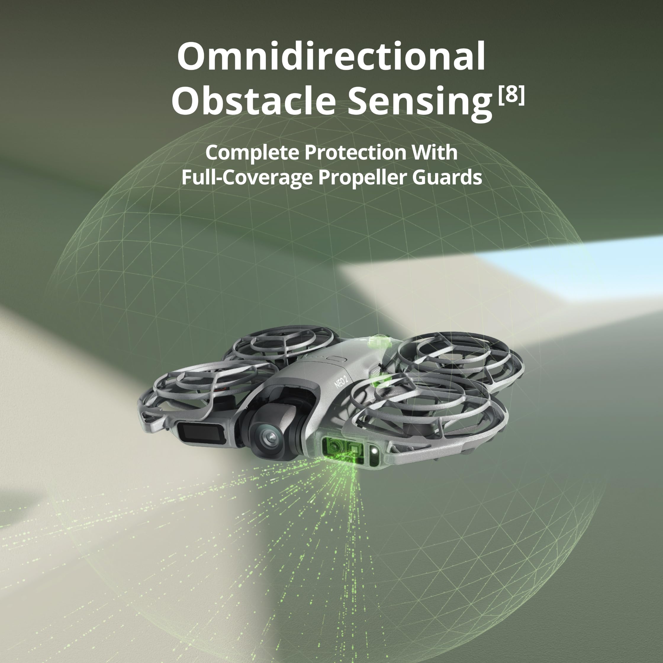 DJI Neo 2 Motion omnidirectional sensing enables safer flight paths