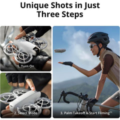 DJI Neo drone 4K UHD video for crisp, immersive footage.