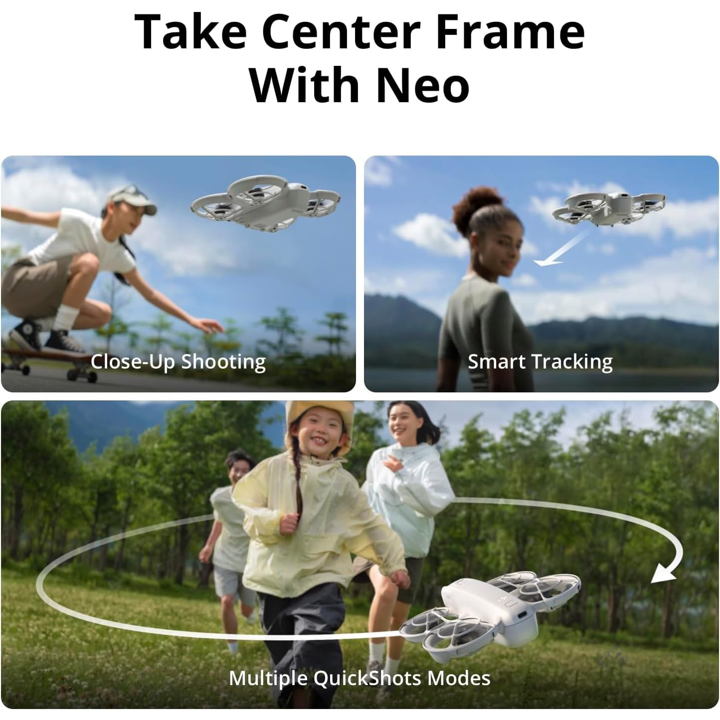 DJI Neo three-battery bundle extends shooting time in the wild.
