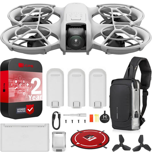 DJI Neo drone in palm-size design for easy on-the-go filming.