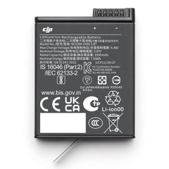 DJI Osmo Action Extreme Battery Plus specifications: 1950mAh and 34 g weight