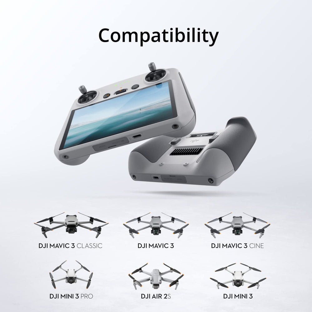DJI RC O3+ transmission offers low latency live video.