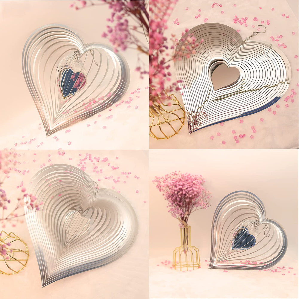 DJUAN wind spinner in stainless steel elevates patio decor with motion.