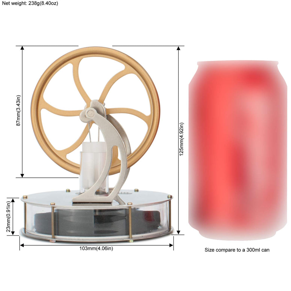 DjuiinoStar educational toy demonstrates simple engine mechanics in classroom or home