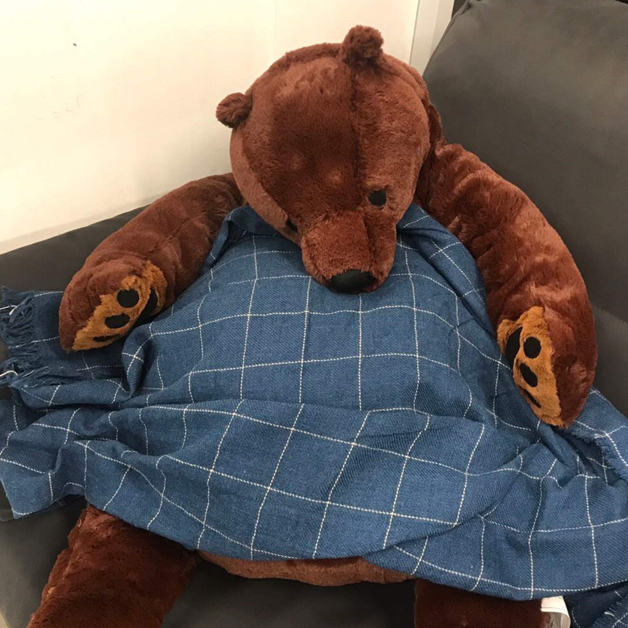 Djungelskog bear in a hugging pose ready for bedtime cuddles