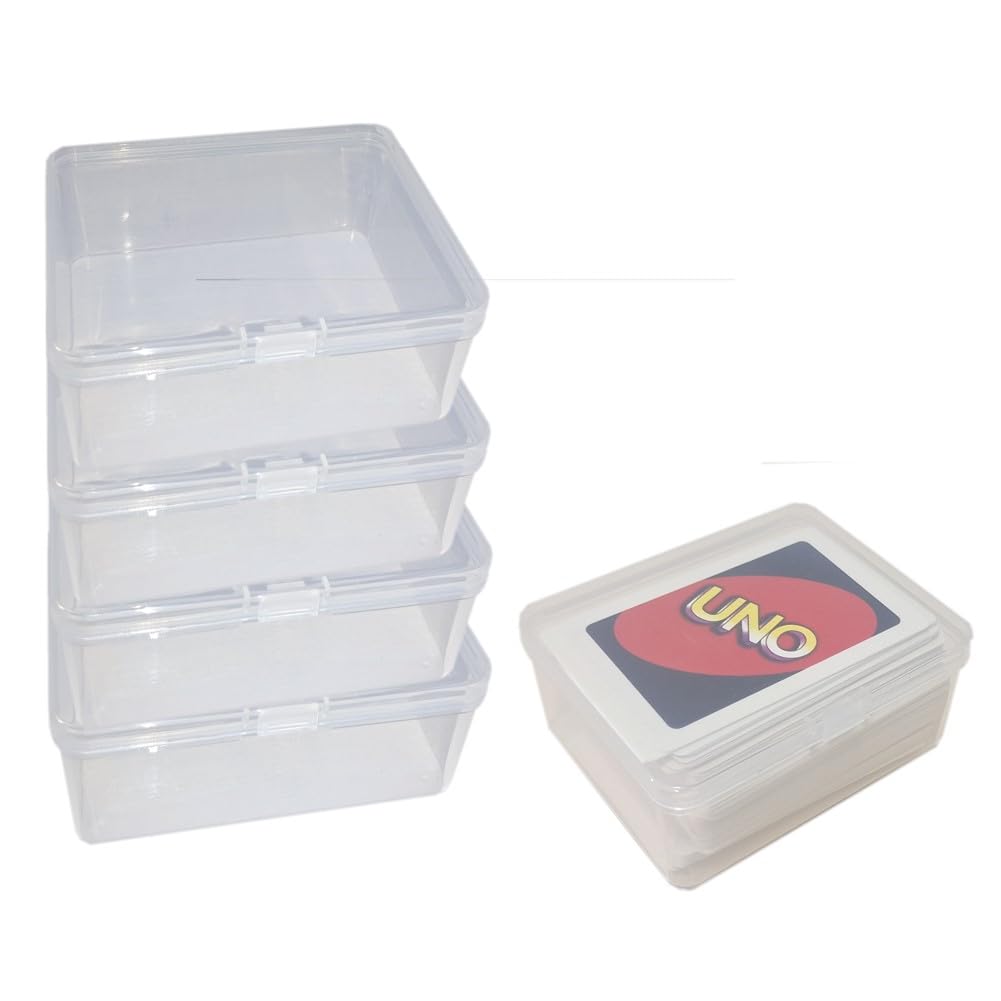 DKAOVH UNO card storage box closed shows compact organizer for cards on the go