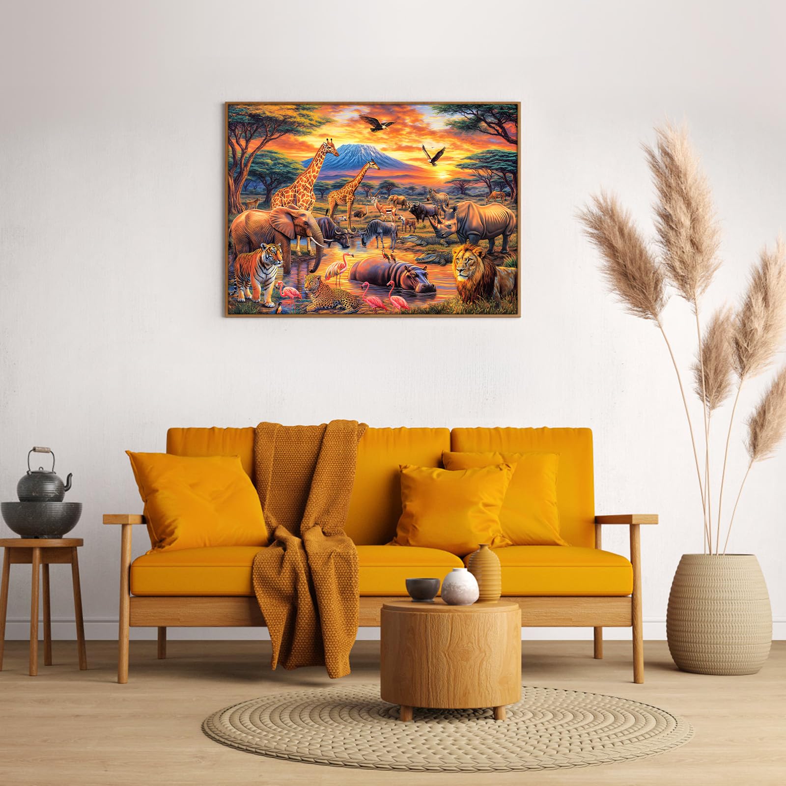 DKijoys Wild Animals tree-lined horizon image supports steady concentration and timing.