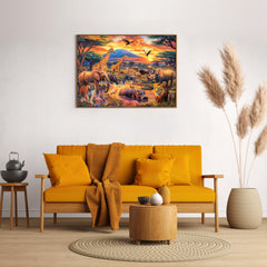 DKijoys Wild Animals tree-lined horizon image supports steady concentration and timing.