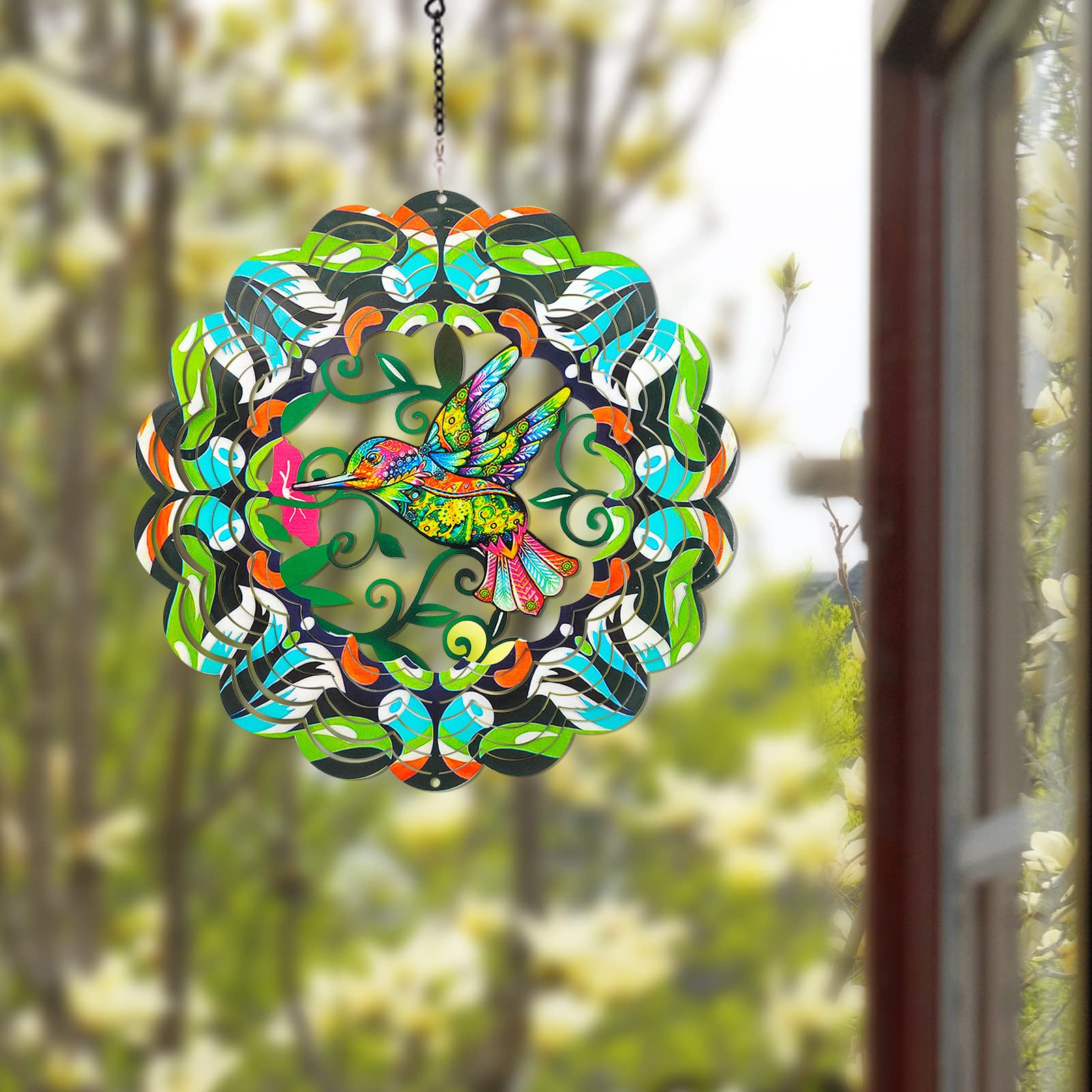 DKJOCKY outdoor garden wind spinner durable and weather-ready