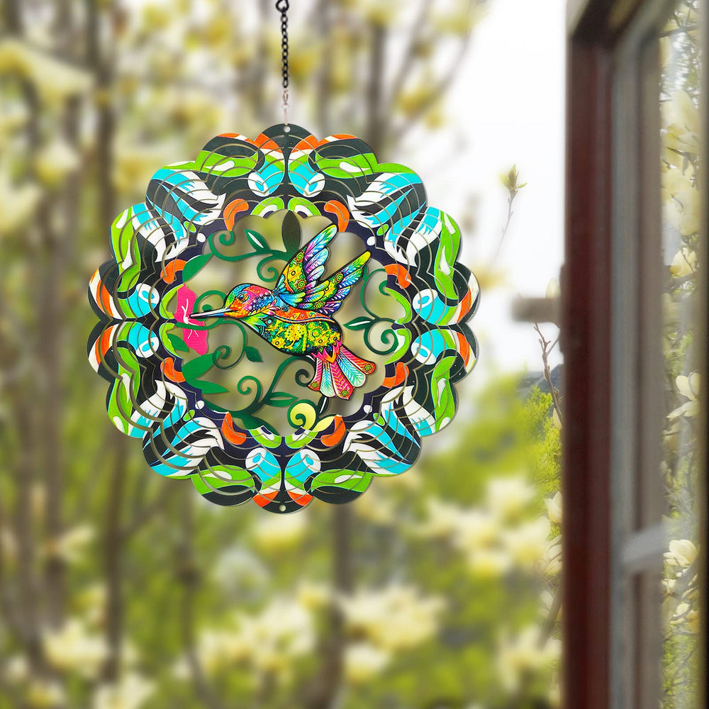 DKJOCKY outdoor garden wind spinner durable and weather-ready