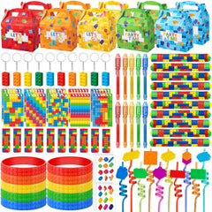 DMIGHT building-block party favors kit shown for birthdays and classroom prizes