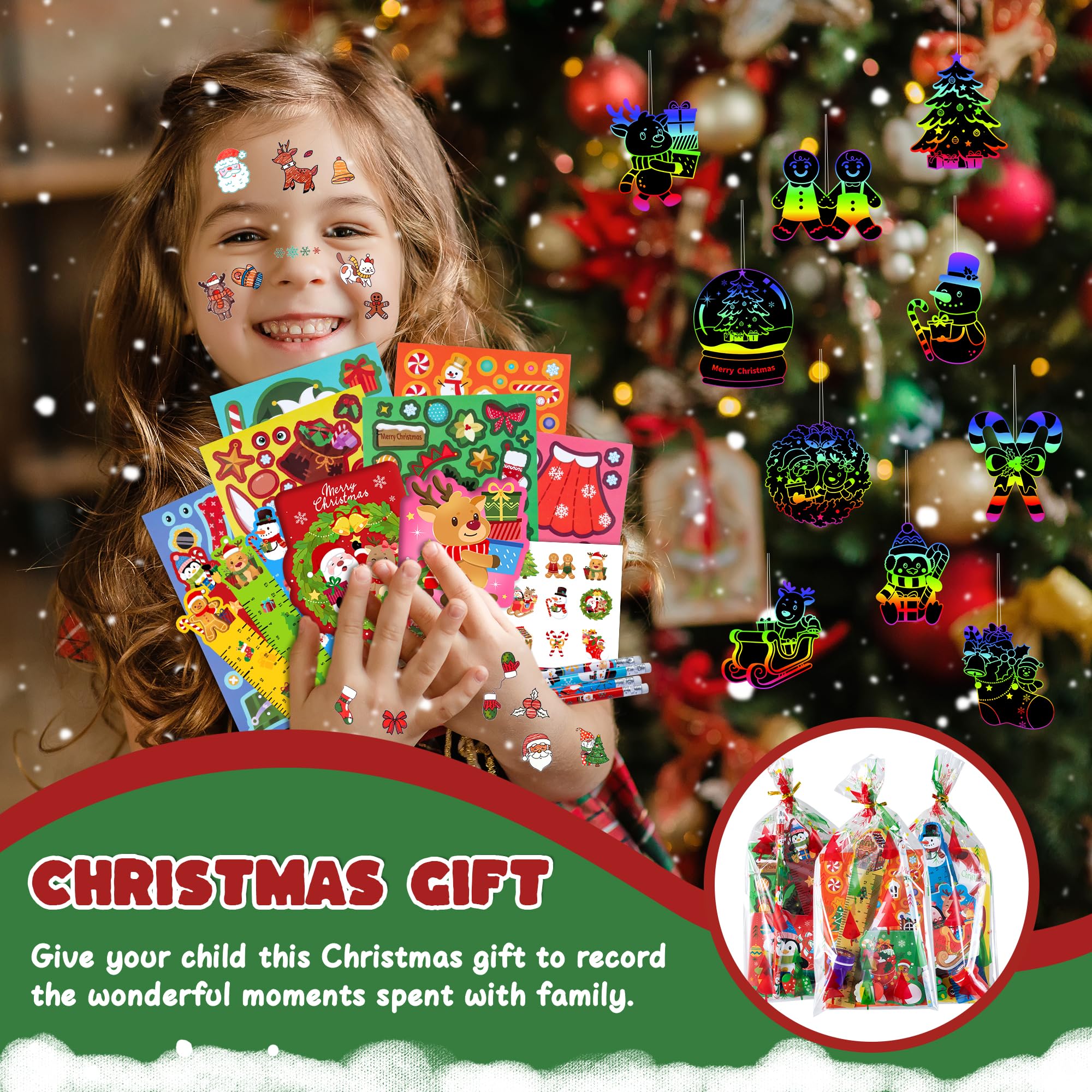 DMIGHT Christmas tattoos—temporary designs for party thrills and classroom cheer.