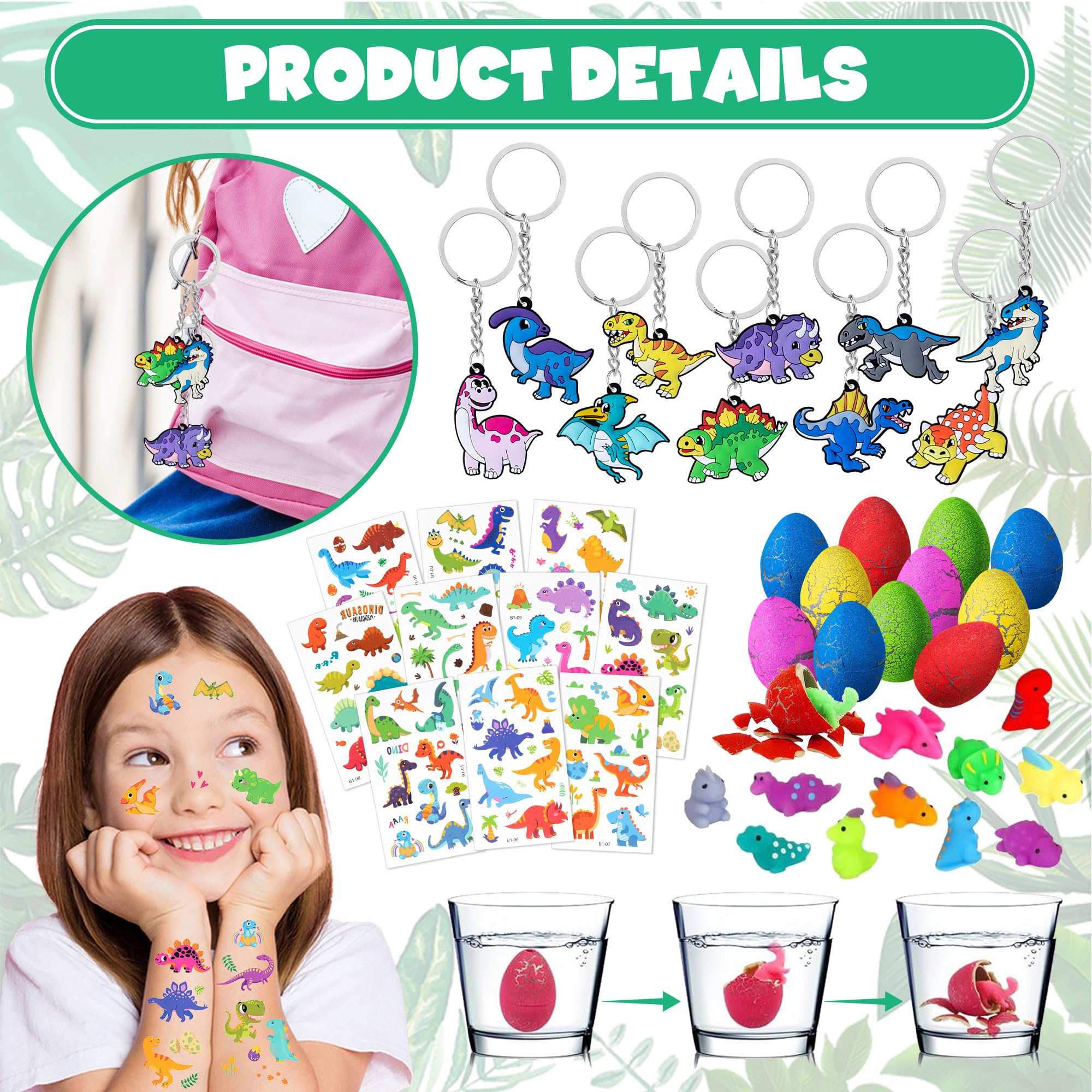 DMIGHT slap bracelets add color and excitement to dinosaur party games