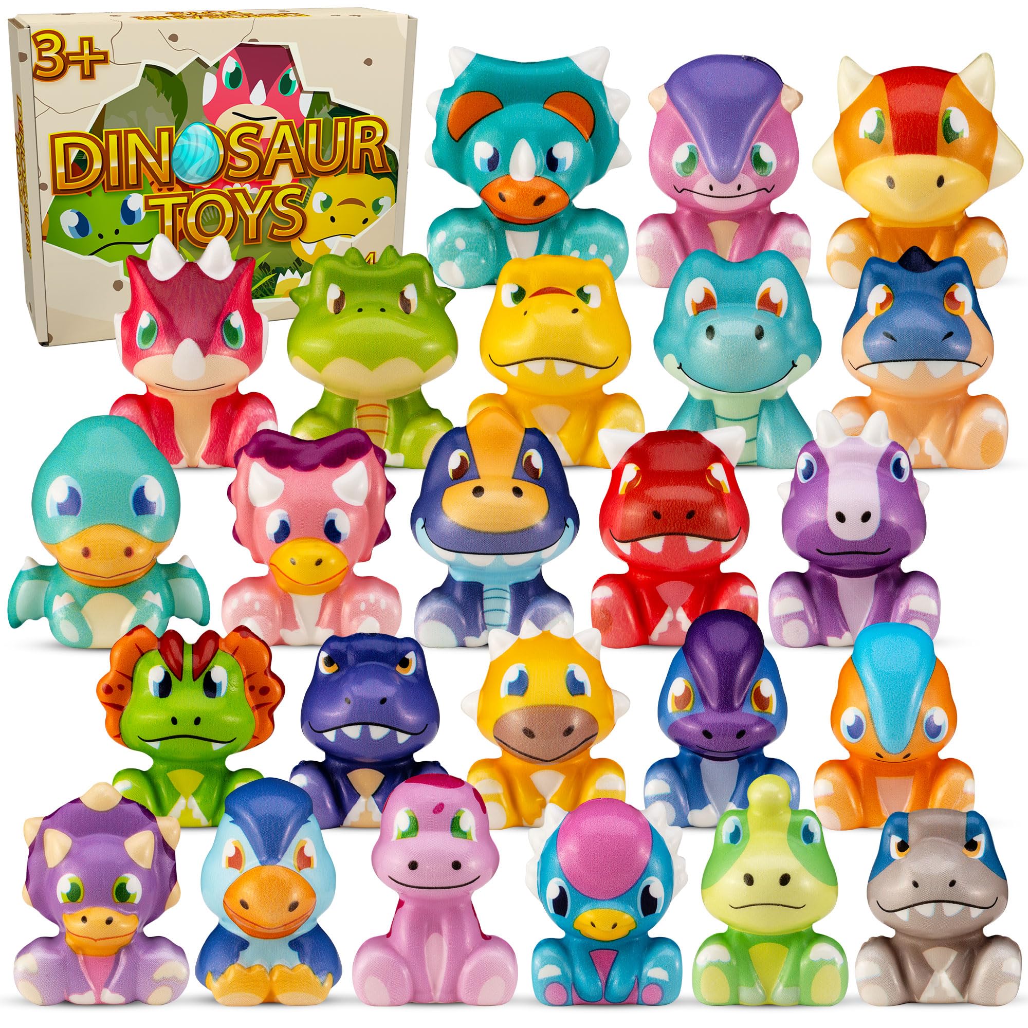 DMIGHT Dinosaur squishy Tyrannosaurus toy ideal for party favors and calming playtime