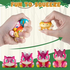 DMIGHT Dinosaur squishy Velociraptor vibrant and perfect for stocking stuffers