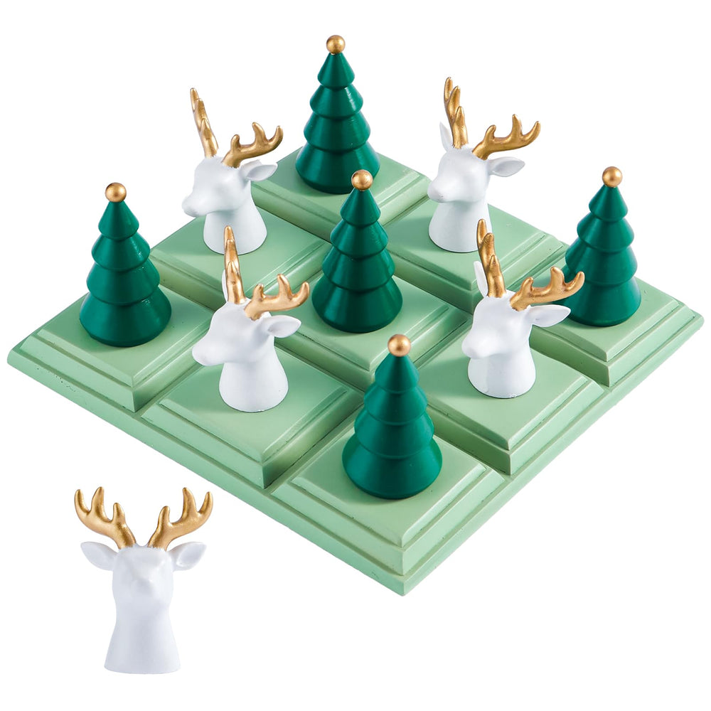 DN Deconation Christmas tic tac toe board adds festive decor to gatherings