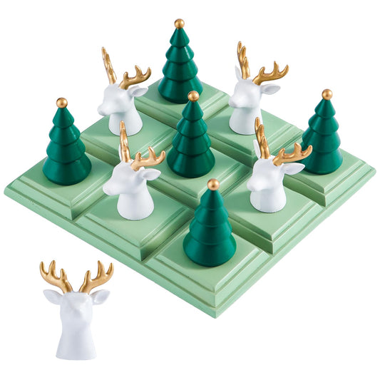 DN Deconation Christmas tic tac toe board adds festive decor to gatherings