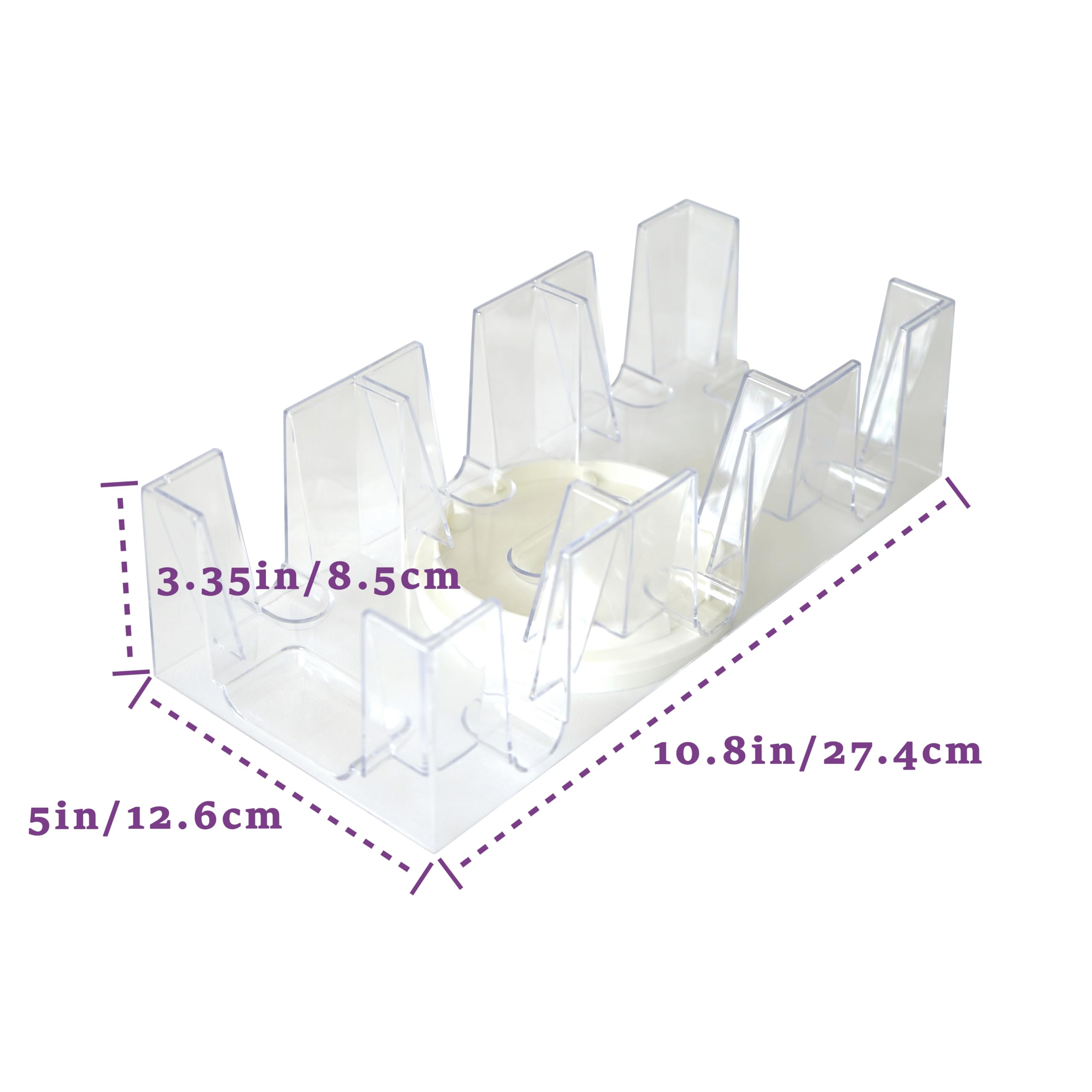 DNB SPORTS card tray illustrating draw and discard access during play