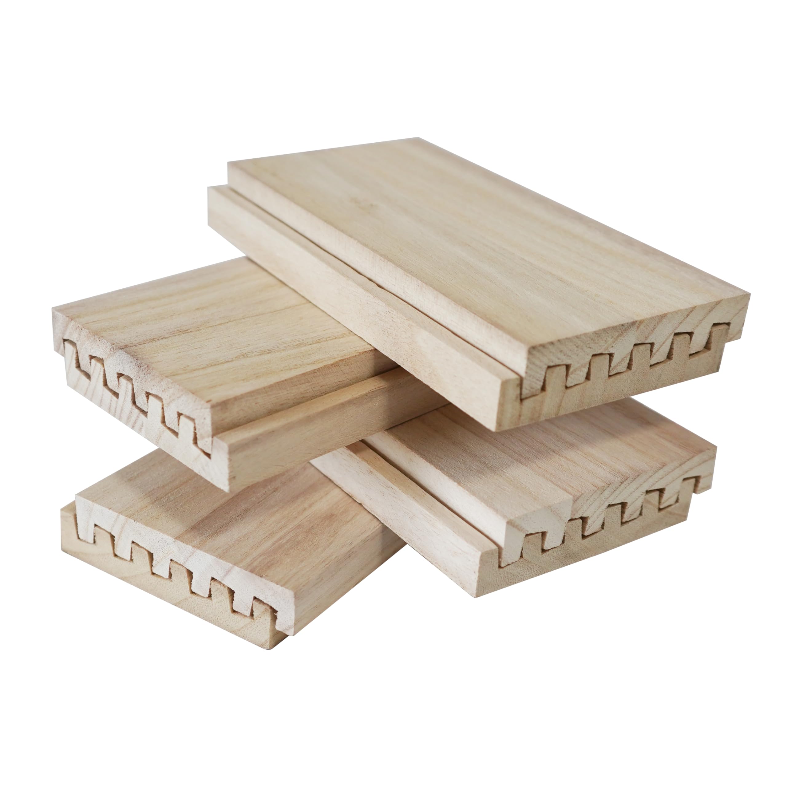 DNB SPORTS eight-pack close-up of 0.4 inch slots for standard dominoes