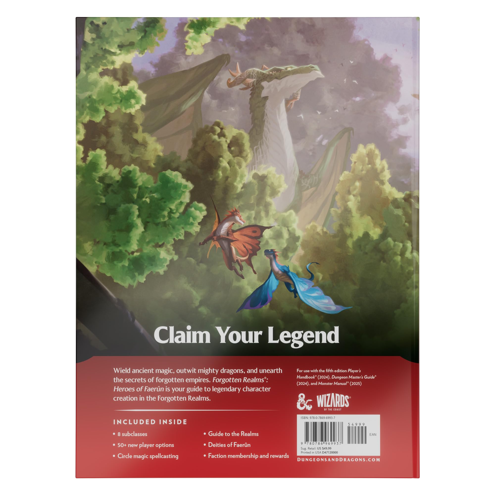 D&D Heroes of Faerun regions map provides world-building cues for campaigns.
