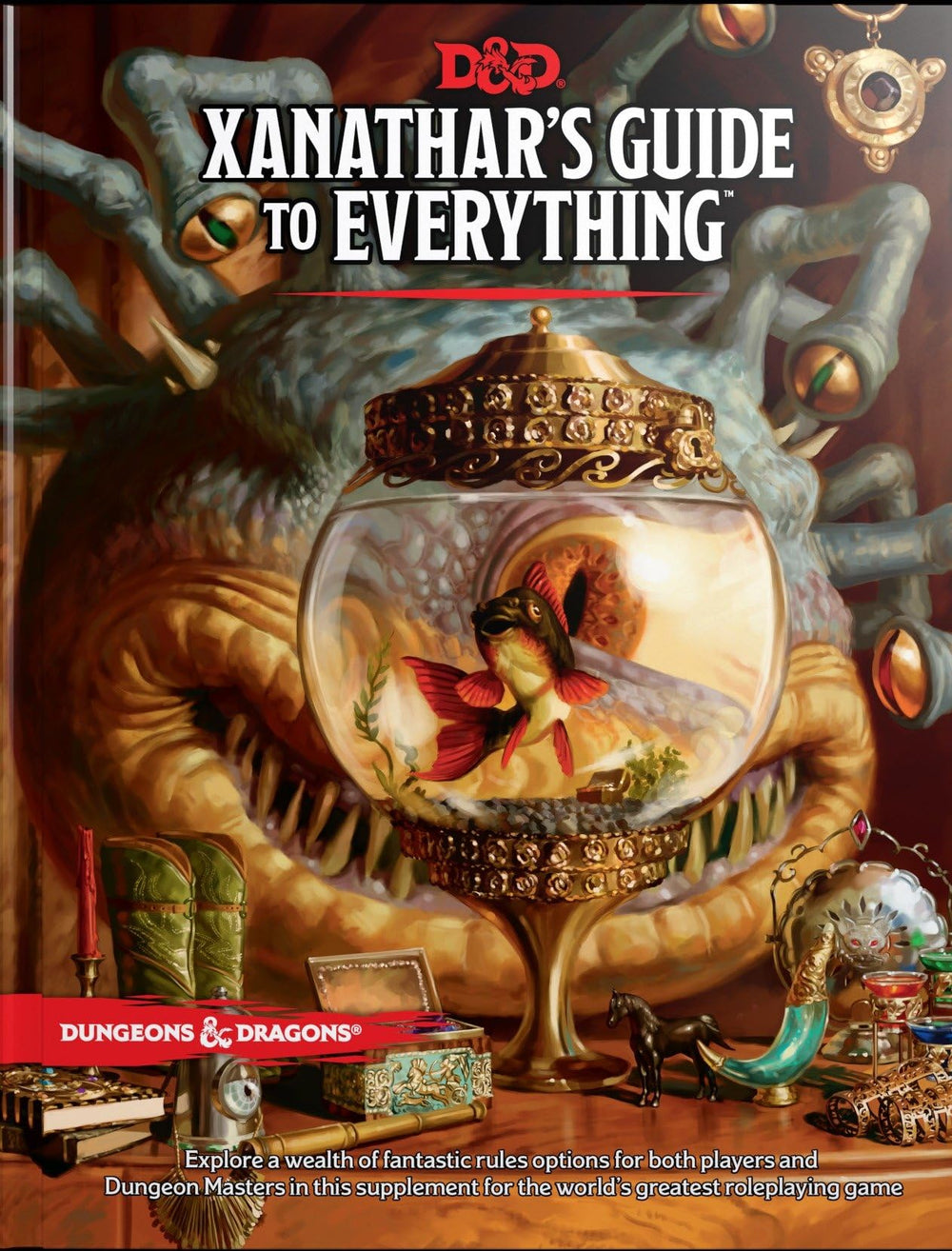D&D Xanathar's Guide to Everything cover, highlighting new rules and player options for versatile campaigns.