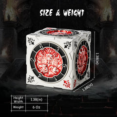 DNDND Couatl face spinner cube elevates tabletop visuals and quick outcomes.