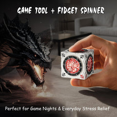 DNDND Mind Flayer face spinner cube sparks immersive story moments.