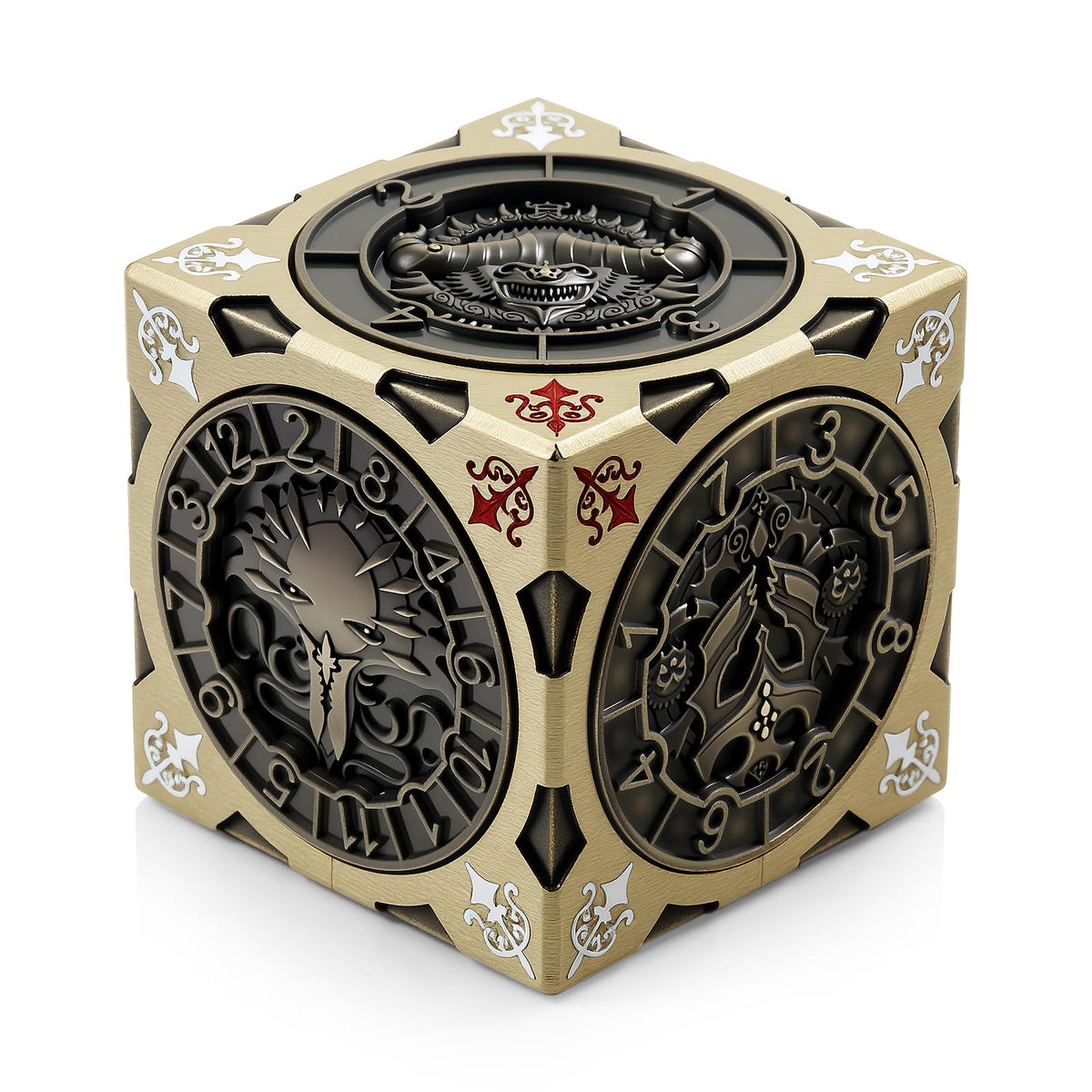 DNDND Brass 7-in-1 spinner dice cube enhances quick decisions during sessions.
