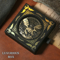 DNDND brass spinner dice bearing mechanism accentuates smooth, fair spins.