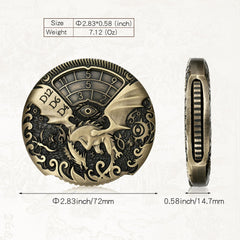 DNDND brass spinner with roulette wheel close-up shows fast, silent spins.