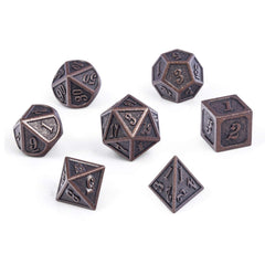 DNDND dice rolling on a wooden table, ready for a session.