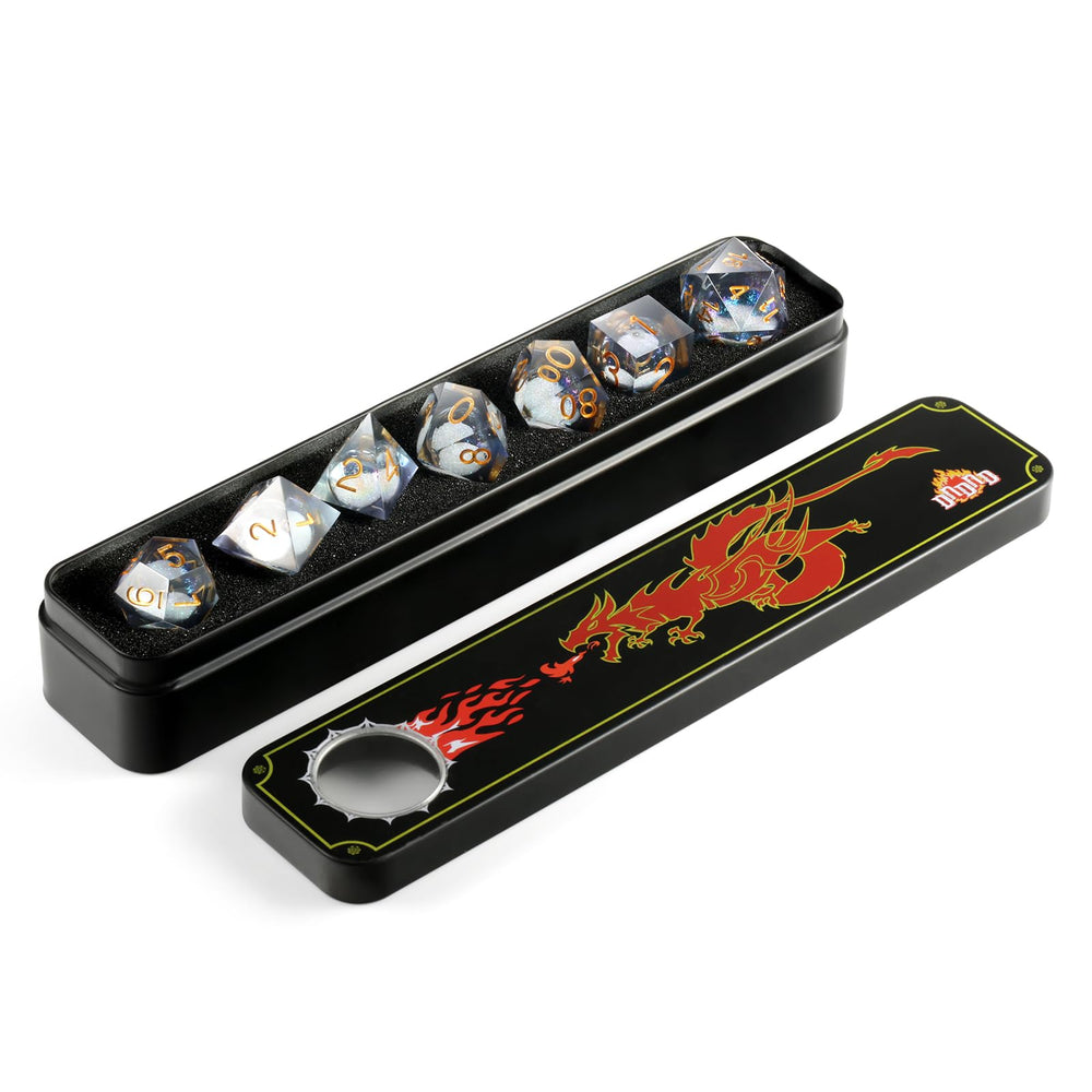 DNDND packaging is gift-ready for dice lovers and collectors.