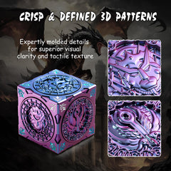 DNDND Helmed Horror face features crisp molding for quick reference.