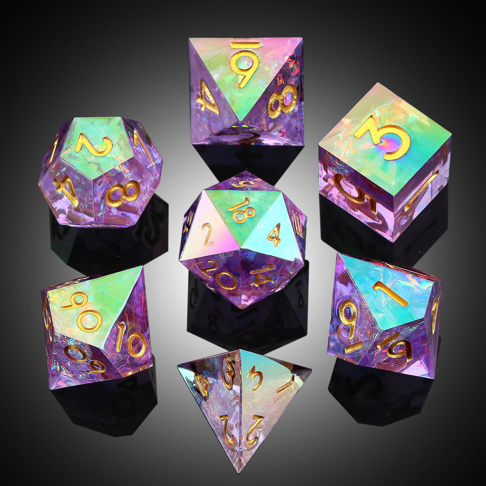 DNDND iridescent lilac D12 dice stand out in any gaming setup.