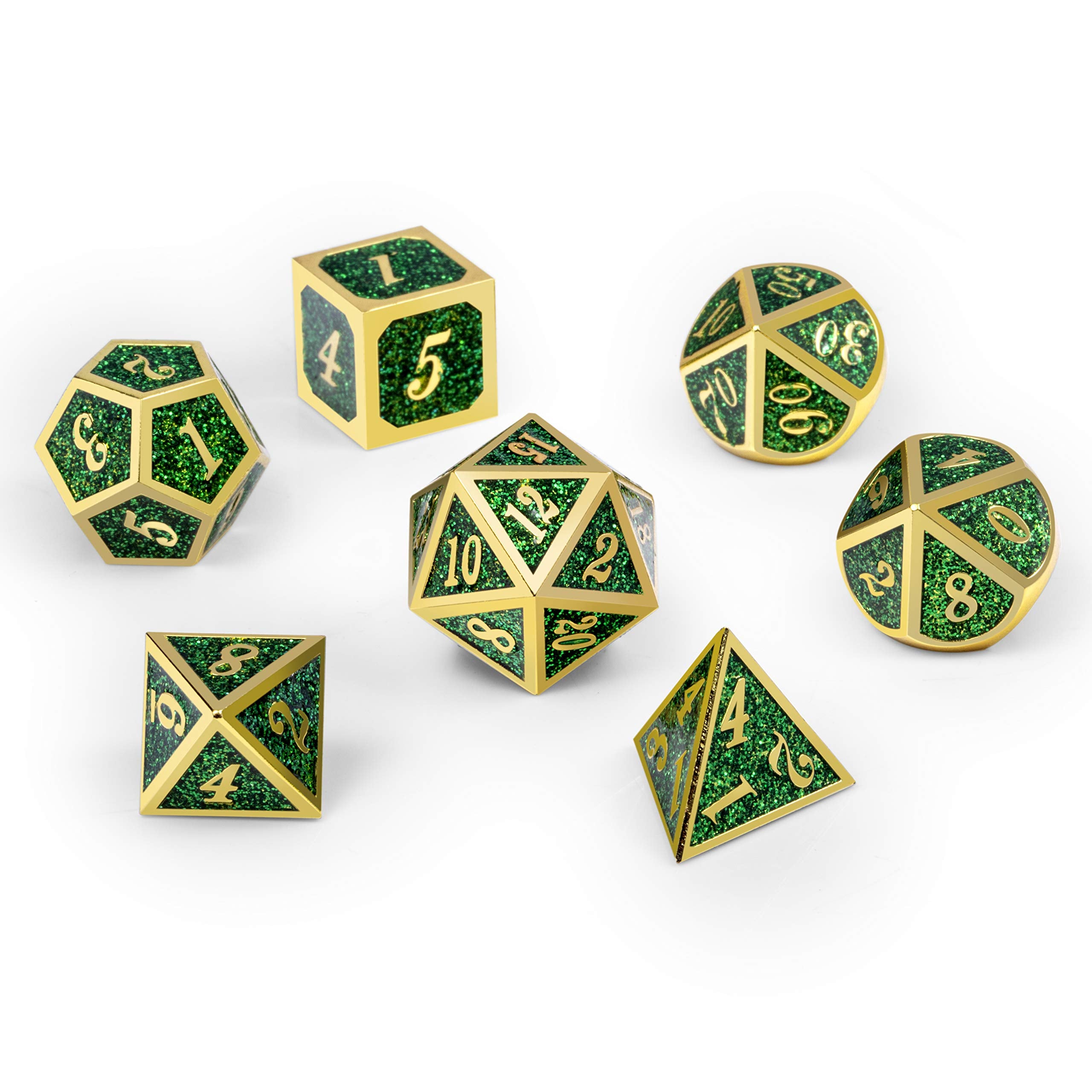 DNDND metal tin case protects the dice and keeps them organized