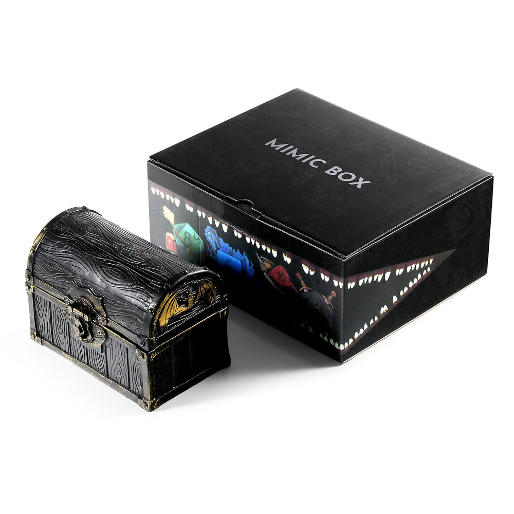 DNDND Mimic Chest gift-ready packaging is shown.