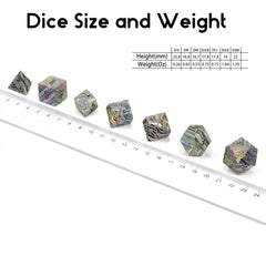 DNDND rainbow dice suit D&D, Shadowrun, Pathfinder and other RPG systems.