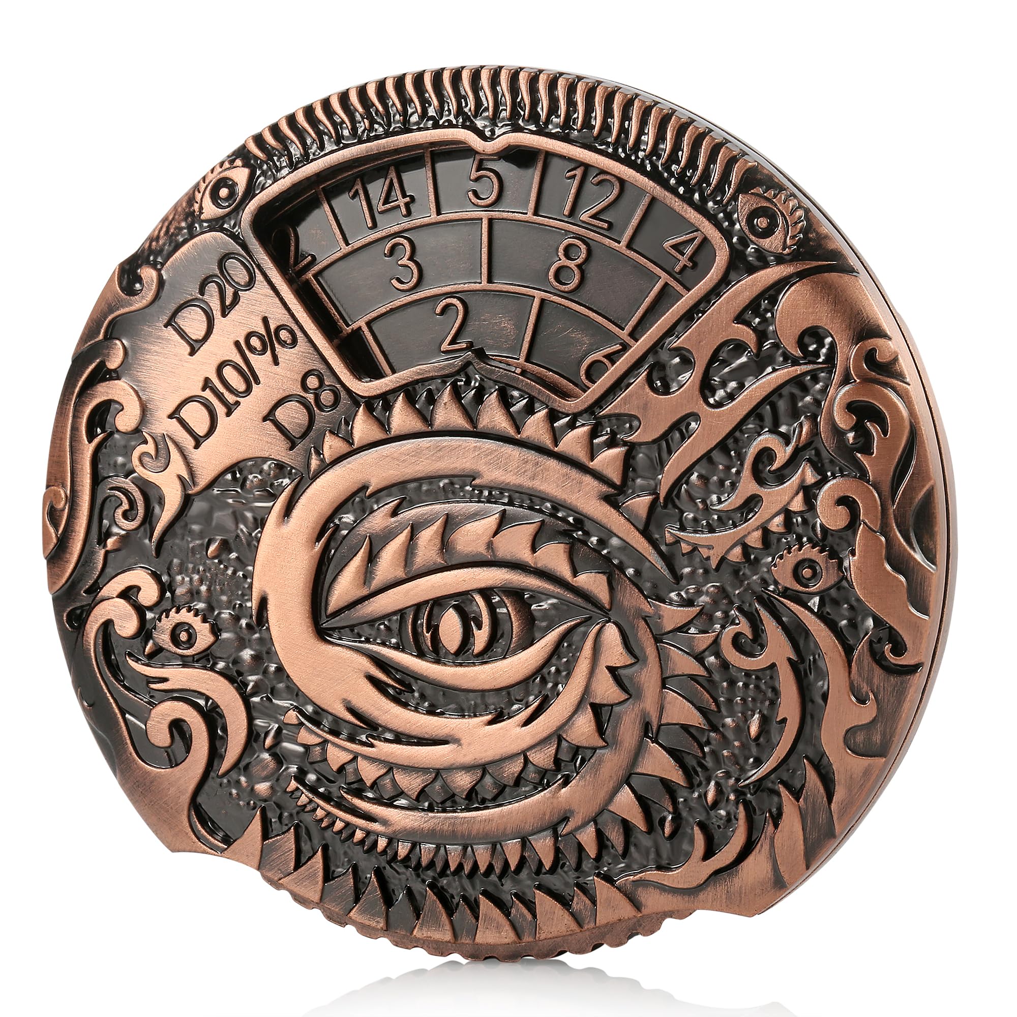 DNDND roulette-spin design highlighting quick, fair dice action for sessions.