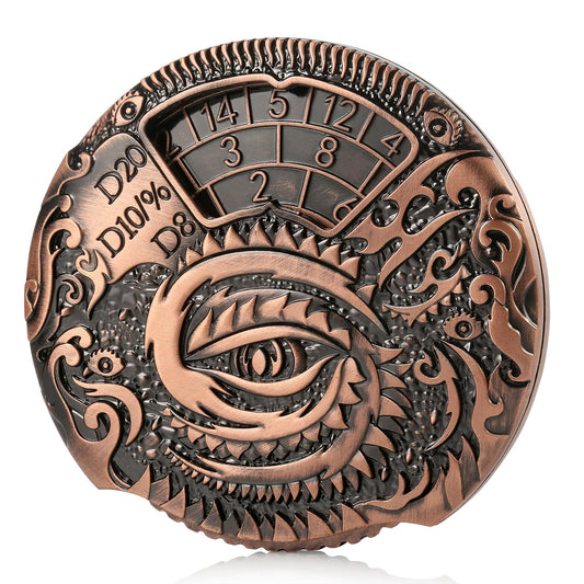 DNDND roulette-spin design highlighting quick, fair dice action for sessions.