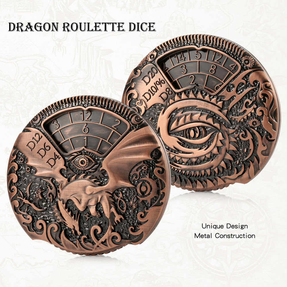 DNDND zinc alloy dice body emphasizes solid weight and durability.