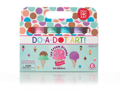Do A Dot Art ice cream scented marker cap shows mess-free design for kids