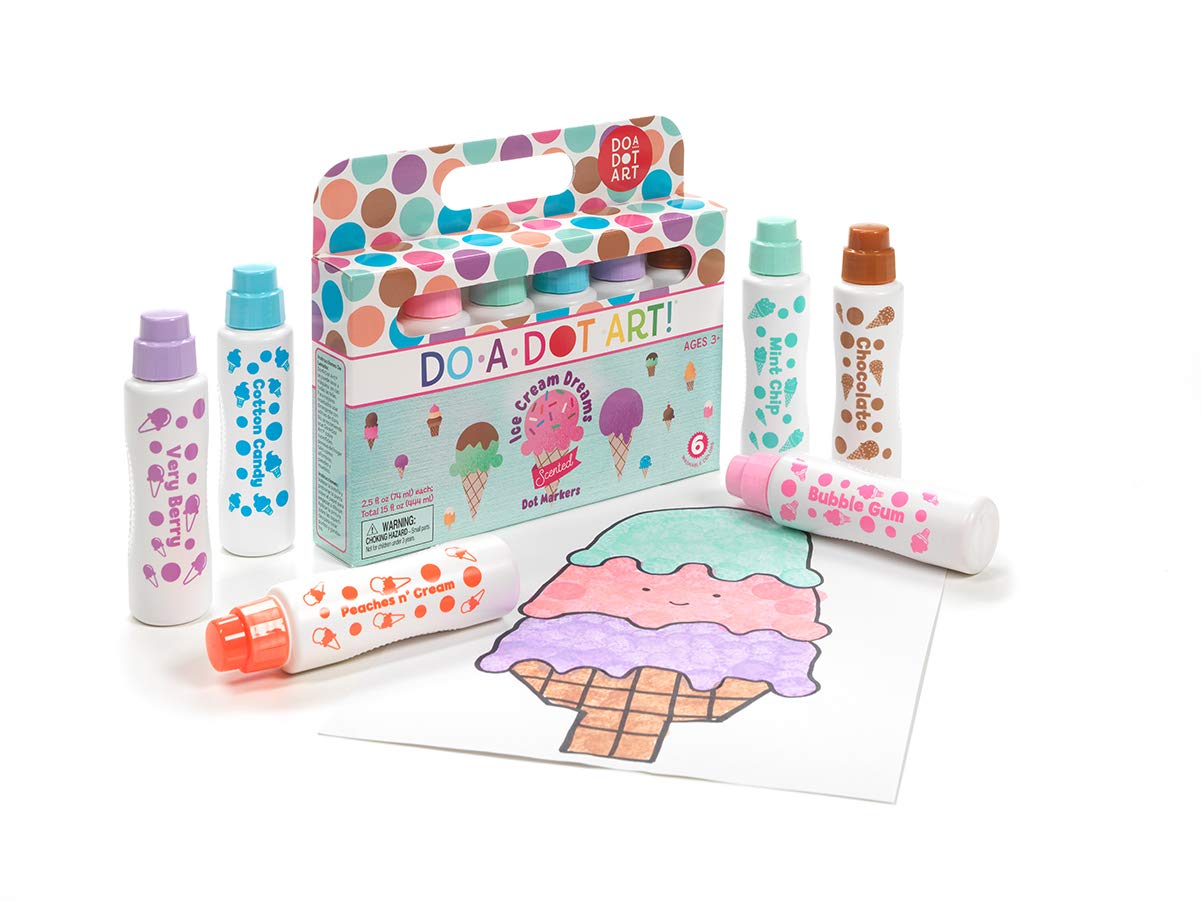 Do A Dot Art ice cream dreams marker colors are easy to blend and layer
