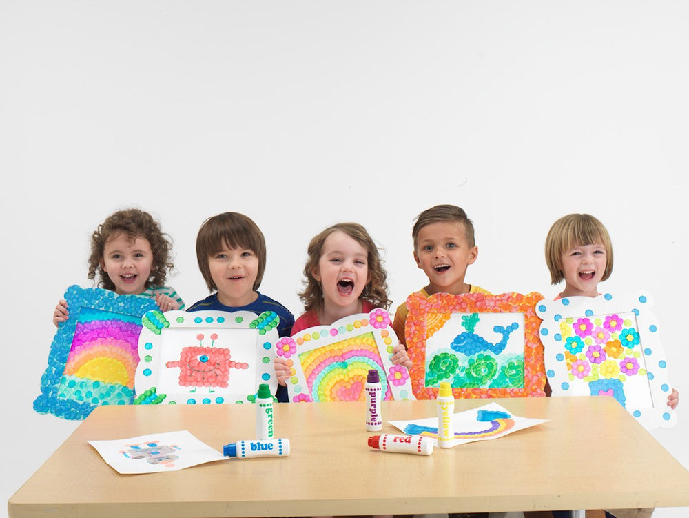 Do A Dot Art lime green dot marker for vivid, quick art
